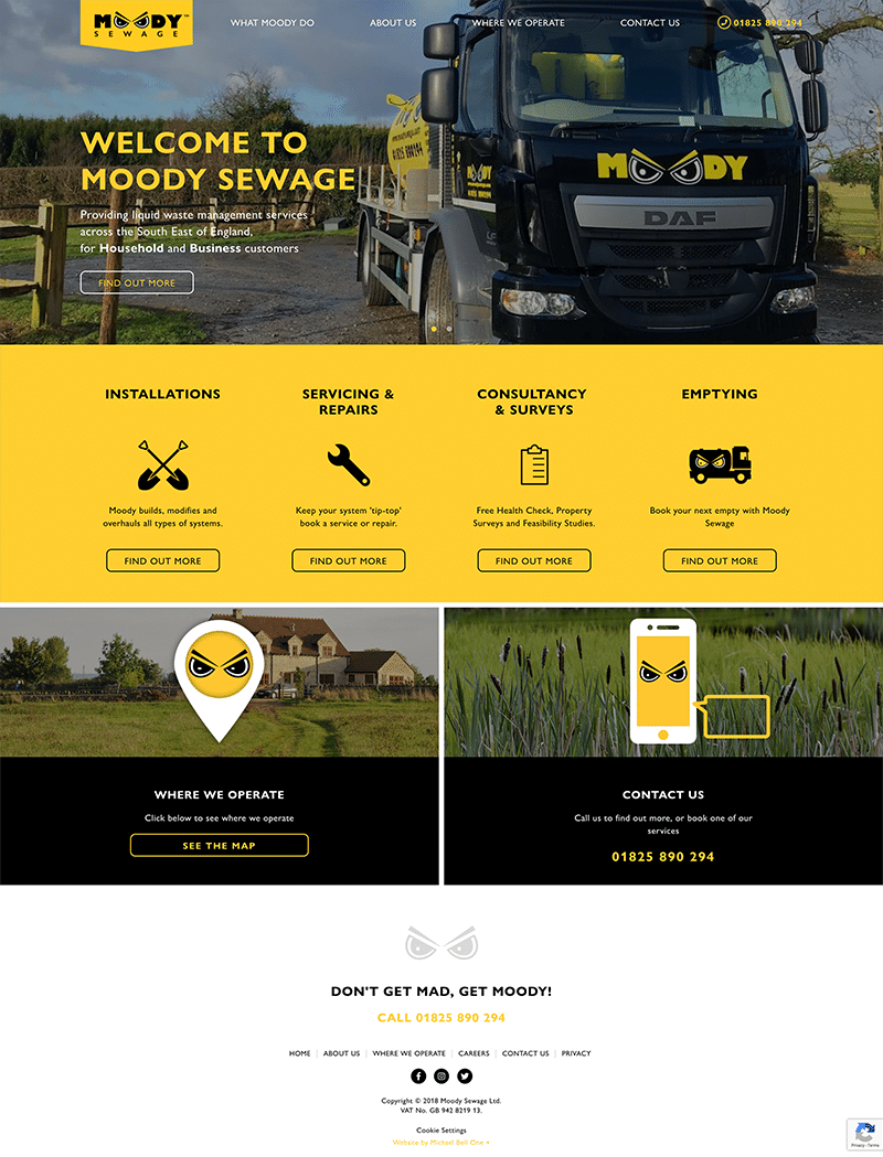 Moody Sewage - New Homepage
